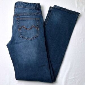 Urban Star Boys Straight Leg Jeans Blue Size 12 Adjustable Waist Stretch Denim
